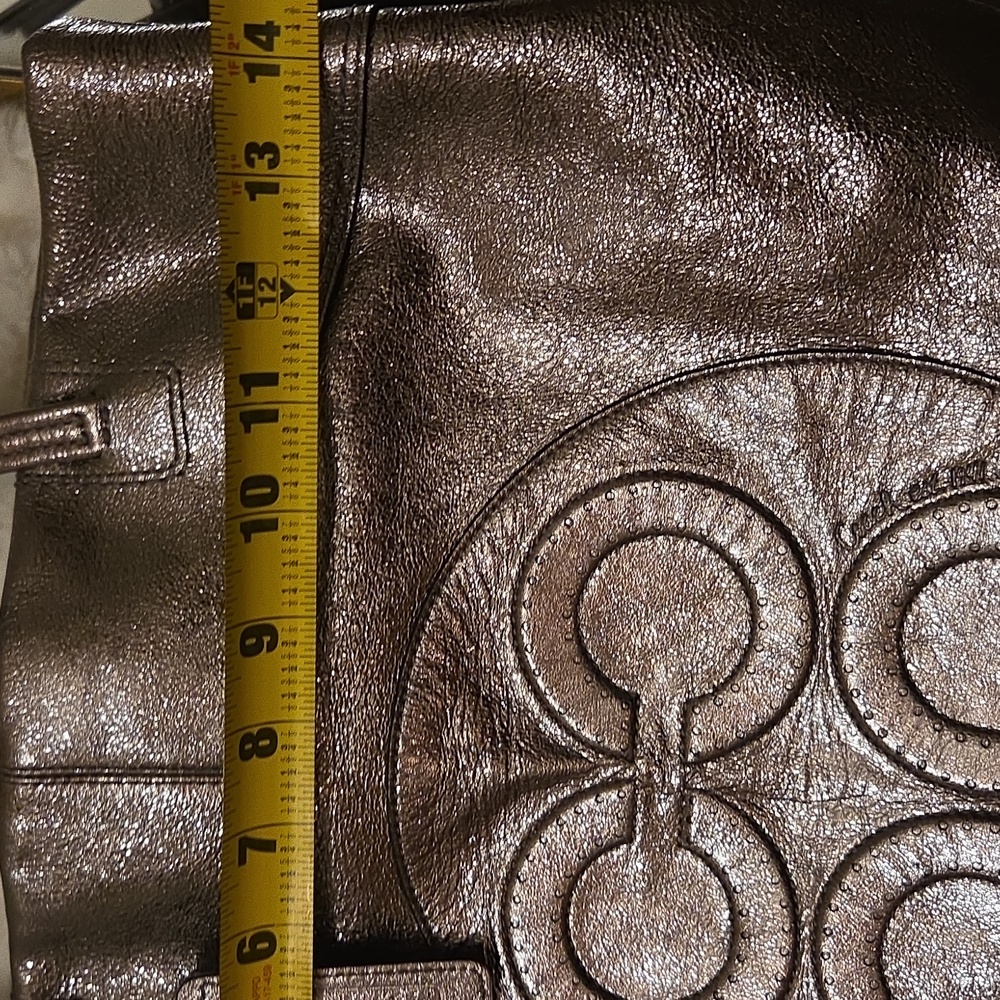 Authentic COACH  Metallic Tote Bag - Picture 14 of 15